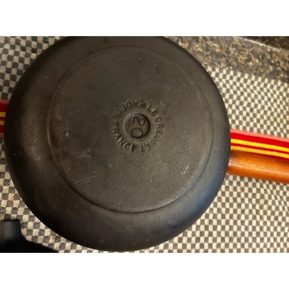 Le Creuset Enzo Mari La Mama Vintage Black Cast Iron Saucepan Set 14 17 20 - Picture 4 of 7